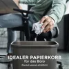Papiermülleimer 10l ohne Deckel, Papierkorb Produktbild-Vorschau 5