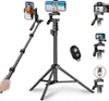 APEXEL 180cm/70in Selfie Stick Stativ Aluminiumlegierung Produktbild-Vorschau 1