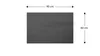 Metallische Magnettafel GRAUES HOLZ 90x60cm MetalBoards Produktbild-Vorschau 6