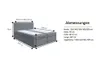 Bett Boxspringbett SENO ohne Topper mit Bettkästen - Produktbild-Vorschau 4