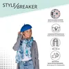 styleBREAKER Damen Schal mit buntem Batik Blumen Muster und Produktbild-Vorschau 4