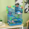 PawHut Hamsterkäfig, mehrstufig, für Kleintiere, mit 4 Produktbild-Vorschau 2