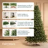 FAIRYTREES Kunstkerstboom, 180 cm, spar, natuur, met Productafbeelding-voorbeeld 5
