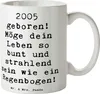 Mr. & Mrs. Panda Tasse Spruch 2005 Geburtstag Regenbogen - Produktbild-Vorschau 1