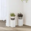 vidaXL Stojak na rośliny 2 szt. Biały 10x10x18 cm Materiał Podgląd zdjęcia produktu 2