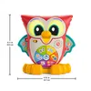 A Fisher-Price BlinkiLinkis Schlaue Eule Lernspielzeug is shown against a white background. Dimensions are indicated by measurement lines. Náhled obrázku produktu