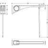 HEWI 802.50.43860 GU SK-Griff Basic,750, m.Bodenstütze Produktbild-Vorschau 1