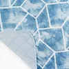 Tagesdecke Überwurf Bettüberwurf 220x240 Blau Weiß Wolken Produktbild-Vorschau 2