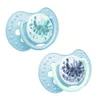 LOVI Schnuller Silikon dynamisch Tie Dye Blue 3-6 m 2 St. Produktbild-Vorschau 1