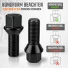20 Radschrauben M14x1,5 Kegelbund 60° 28mm SW17 für Audi VW Produktbild-Vorschau 5