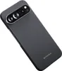 A black carbon fiber phone case with a camera bump is shown against a white background. Podgląd zdjęcia produktu
