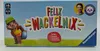 The image shows the front packaging of a board game called 'Felix Wackelnix' by Ravensburger. Produktbild-Vorschau