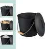 relaxdays Ascheeimer mit Deckel & Kehrset 4,5 L Produktbild-Vorschau 3