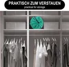 com-four® 2x Wäschesack für Reisen - faltbarer Wäschebeutel Produktbild-Vorschau 4