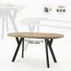 Runder Ausziehbarer Tisch für Esszimmer, PERO, Loft-Stil, Produktbild-Vorschau 5