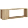 vidaXL TV Schrank Sonoma Eiche 100x24x32 cm Holzwerkstoff - Produktbild-Vorschau 3