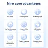 A grid of icons and text highlighting the advantages of a product. Produktbild-Vorschau