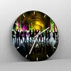 Wanduhr - Rund - Glasuhr - Disco Musik Tanz Spaß - 30x30cm Produktbild-Vorschau 4