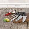 GOURMETmaxx Messerset Diamant-Optik - 5 Messer Edelstahl Produktbild-Vorschau 5