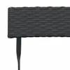 vidaXL Bistrostühle 4 Stk. Klappbar Schwarz Poly Rattan und Produktbild-Vorschau 9
