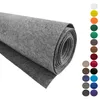 1m Bastelfilz waschbar Meterware Filz 90cm x 3mm Dekofilz Filzstoff grau meliert Produktbild-Vorschau