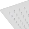 A close-up view of a white square shower head with multiple small nozzles. Náhled obrázku produktu