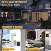 Solarlampen für den Garten, 4er Set LED-Wandleuchten, Up & Produktbild-Vorschau 4