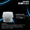 Schonhammer SIMPLEX 80 mm Gomma/Superp. Halder | Anteprima dell’immagine prodotto 9