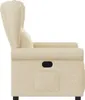 Side view of a cream-colored recliner chair. Produktbild-Vorschau