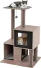 COSTWAY Arbre à chat en bois, 93 cm, arbre à chat avec Voir les images du produit 1