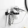 Haartrocknerhalter, 2 in 1, Edelstahl - Selbstklebend、ohne Produktbild-Vorschau 6