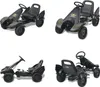 vidaXL Pedálová motokára s nastaviteľným sedadlom Black - Náhľad obrázku produktu 1