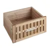 Mobile da bagno 2 scomparti 1 cassetto in legno di noce Anteprima dell’immagine prodotto 9