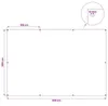 vidaXL Plachta s okami, biela, 2 x 3 m, 90 g/m², PE Náhľad obrázku produktu 7