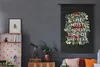 MuchoWow® Wandteppich Wandbehang Weihnachten - Zitat - Produktbild-Vorschau 5