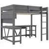 Flieks Poschodová posteľ 90x200cm s písacím stolom a Náhľad obrázku produktu 11