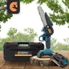 Aku mini reťazová píla 21V s 2 akumulátormi, 6 palcov, Náhľad obrázku produktu 5