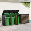 vidaXL Carrello portacestini per 5 contenitori in acciaio Anteprima dell’immagine prodotto 4