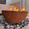 Schwabenfire XXL Outdoorkerze mit Dauerdocht in Edelrost Produktbild-Vorschau 4