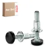 4er Set Stellfüße M8x50 Fuß 21mm  | höhenverstellbar Produktbild-Vorschau 1