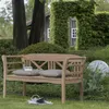 Teakholz Friesenbank - bene living - Föhr 130 cm Produktbild-Vorschau 5