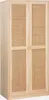 sweeek - Kleiderschrank mit Rattan-Geflecht und Holzdekor, Produktbild-Vorschau 1