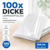 100 feuilles de laminage, format DIN A4 – Pochette de Voir les images du produit 7