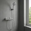 AjieQAQ Thermostat Duscharmatur Chrom Wandarmatur Dusche Produktbild-Vorschau 5