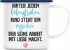 Trendation - Erzieher Emaille Tasse Geschenk Produktbild-Vorschau 1