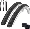 2 x Schwalbe Road Cruiser Fahrradreifen Weißwand 37-622 ( Produktbild-Vorschau 1