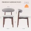 COLAMY 2er Set Esszimmerstühle, robust und elegant, im Produktbild-Vorschau 3