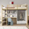 Łóżko na poddaszu Sweiko 90 x 200 cm, Z drabinką, Z Podgląd zdjęcia produktu 2