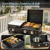 Skandika Plancha Grill Eldur 3-Brenner Plus | Grillplatte Produktbild-Vorschau 2