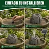 Solar Springbrunnen für Garten mit Akku Option, 10 Düsen Produktbild-Vorschau 2